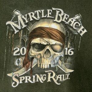 Biker graphic shirt from 2016 Myrtle Beach. Sz XL